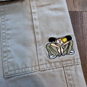 Buggirl RARE Vintage Y2K Raver Skater Shorts with Embroidered Logo